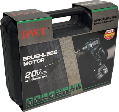 Аккумуляторная дрель-шуруповерт DWT ABSP-20 / DNF-2 BMC- фото8