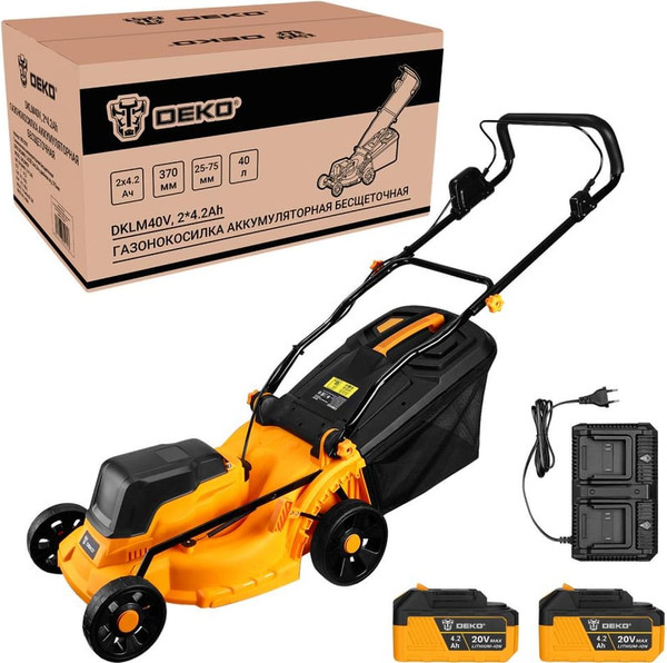 Газонокосилка аккумуляторная Deko DKLM40V / 083-2018- фото4, картинка4 Газонокосилка аккумуляторная Deko DKLM40V / 083-2018- фото4