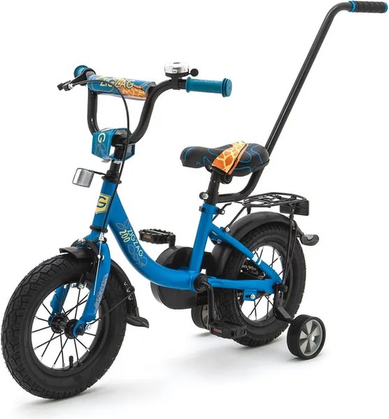 Детский велосипед с ручкой ZigZag Zoo 12 / ZG-1283- фото2