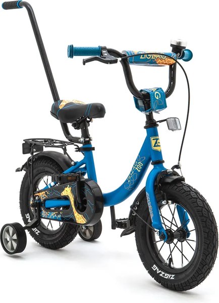 Детский велосипед с ручкой ZigZag Zoo 12 / ZG-1283- фото3