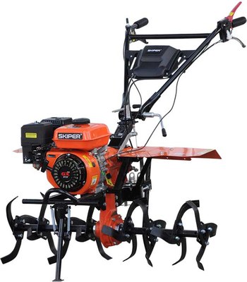 Мотоблок бензиновый Skiper MB-880SE + колеса Brado 4.00-10- фото