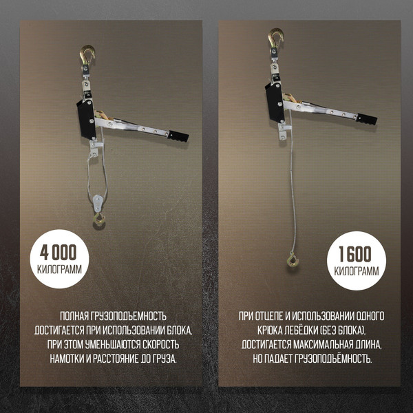 Лебедка автомобильная Tundra 10645316- фото5