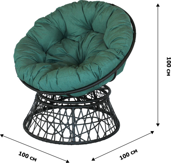 Кресло садовое Garden Story Папасан / 45123МТ- фото7