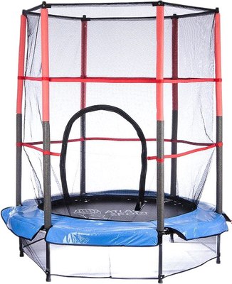 Батут Atlas Sport 140см 4.5ft на эластичных ремнях- фото