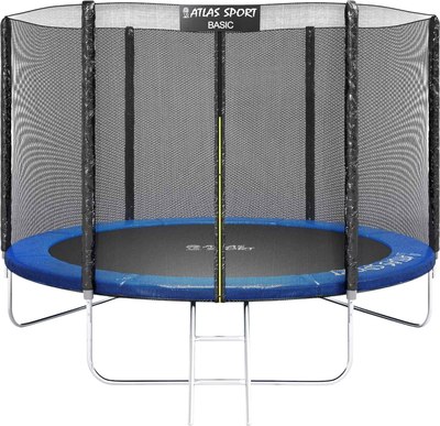 Батут Atlas Sport Basic 252см 8ft с лестницей- фото