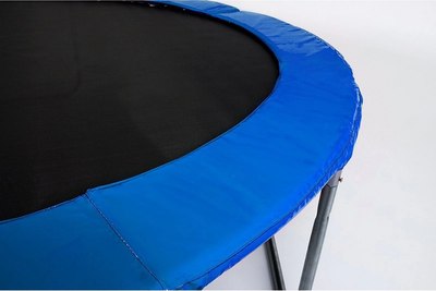 Батут Atlas Sport Basic 312см - 10ft с внешней сеткой и лестницей- фото8