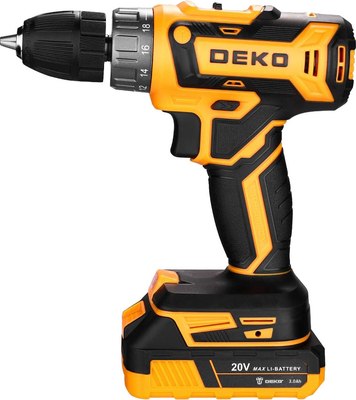 Аккумуляторная дрель-шуруповерт Deko Banger 20V ONE+ / 083-1109- фото3
