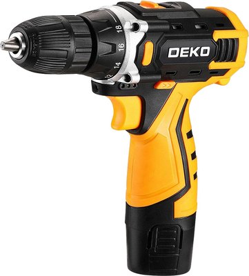 Аккумуляторная дрель-шуруповерт Deko DKCD12V SET1 в кейсе + оснастка 13шт / 083-1022- фото2