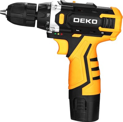 Аккумуляторная дрель-шуруповерт Deko DKCD12V SET1 в кейсе + оснастка 13шт / 083-1022- фото3