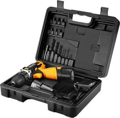 Аккумуляторная дрель-шуруповерт Deko DKCD12V SET1 в кейсе + оснастка 13шт / 083-1022- фото5