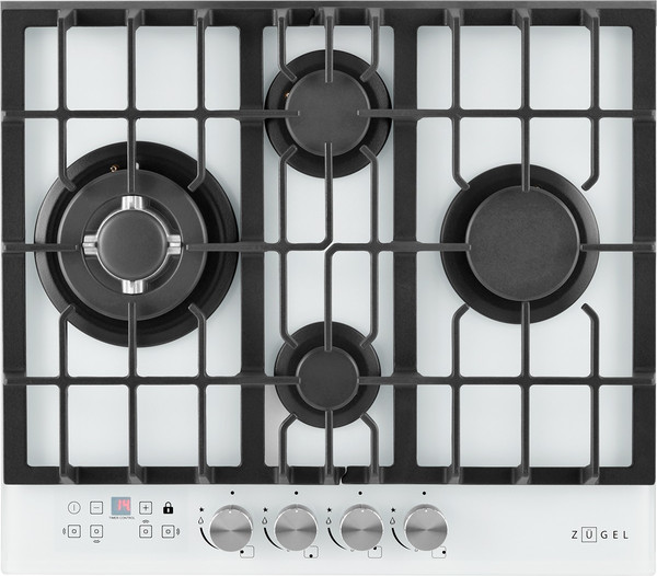 Газовая варочная панель Zugel ZGH600W- фото