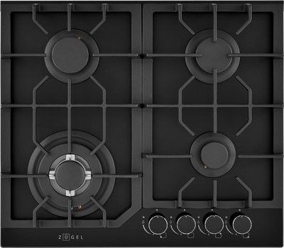 Газовая варочная панель Zugel ZGH602B- фото