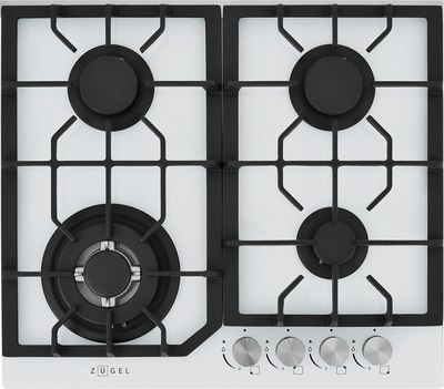 Газовая варочная панель Zugel ZGH601W- фото