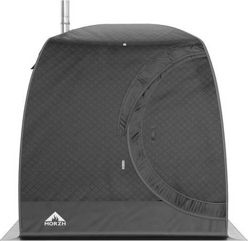 Палатка-баня MORZH Lux 1 окно (черный)- фото2