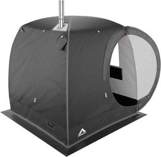 Палатка-баня MORZH Lux 1 окно (черный)- фото3