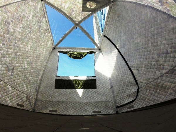 Палатка-баня MORZH Sky Lux 1 окно (камуфляж)- фото6