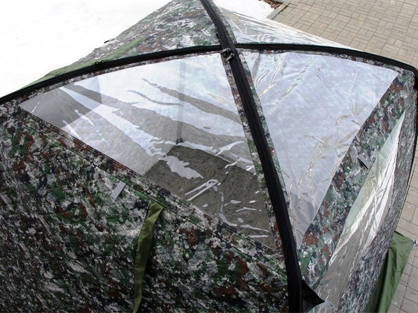 Палатка-баня MORZH Sky Lux 1 окно (камуфляж)- фото7