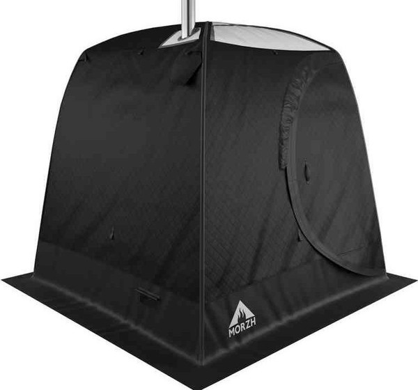Палатка-баня MORZH Sky Lux 1 окно (черный)- фото3