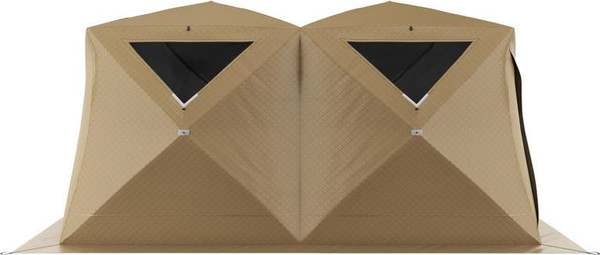 Палатка-баня MORZH Куб дубль (бежевый)- фото2