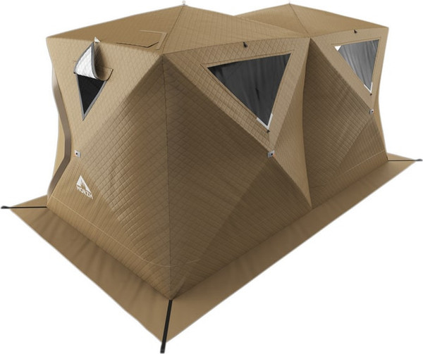 Палатка-баня MORZH Куб дубль (бежевый)- фото3