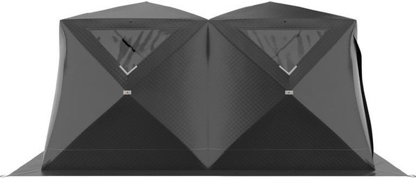 Палатка-баня MORZH Куб дубль (черный)- фото3