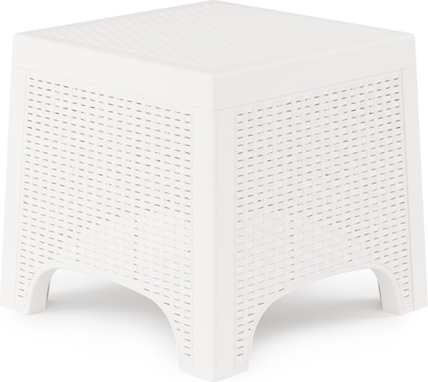 Кофейный столик садовый Альтернатива Ротанг Лайт М8910 (белый)- фото2