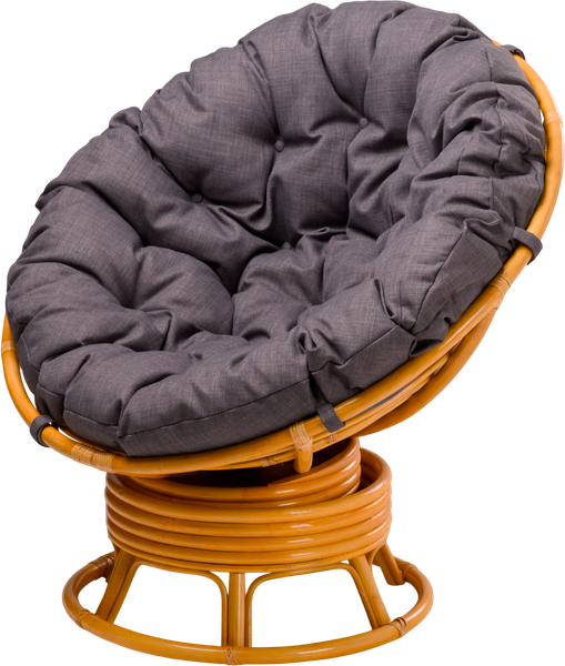 Кресло садовое Мебель Солнца Папасан вращающийся 23/01В- фото