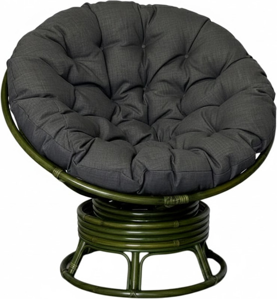 Кресло садовое Мебель Солнца Папасан вращающийся 23/01В- фото