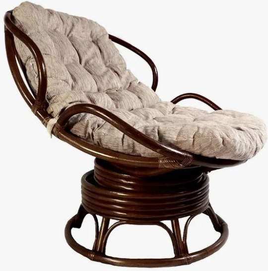 Кресло садовое Мебель Солнца Папасан Челси вращающийся 23/03В- фото