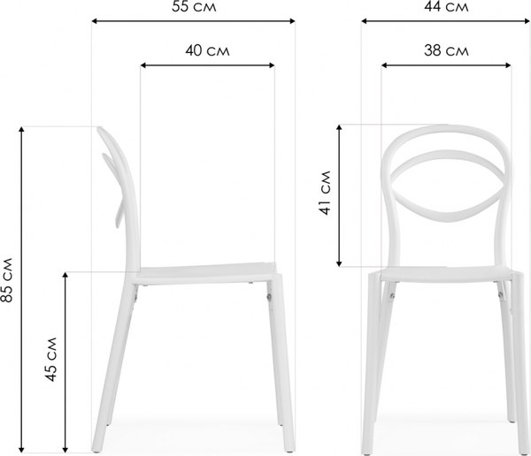 Стул пластиковый Woodville Simple / 15739- фото9