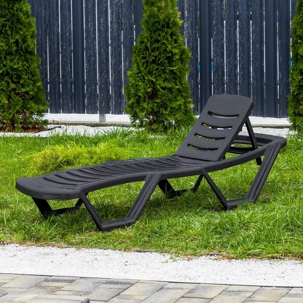 Шезлонг Ellastik Plast лластик лм 187x63.5x32- фото10