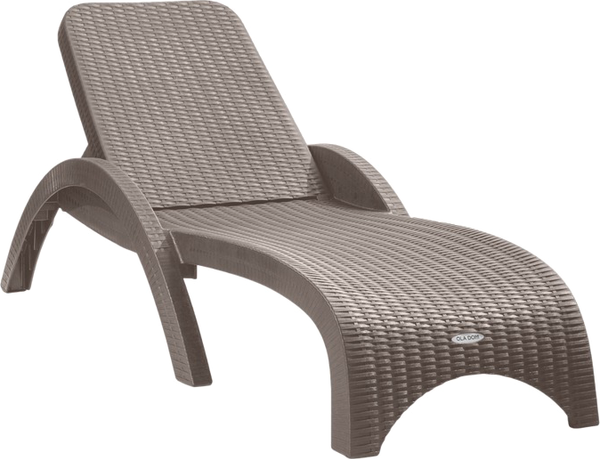 Шезлонг Ellastik Plast Rattan