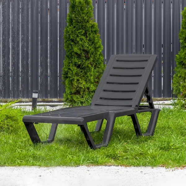 Шезлонг Ellastik Plast Атлант 184x62x33- фото10