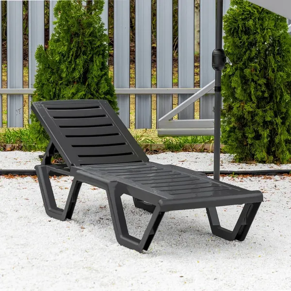 Шезлонг Ellastik Plast Атлант 184x62x33- фото9