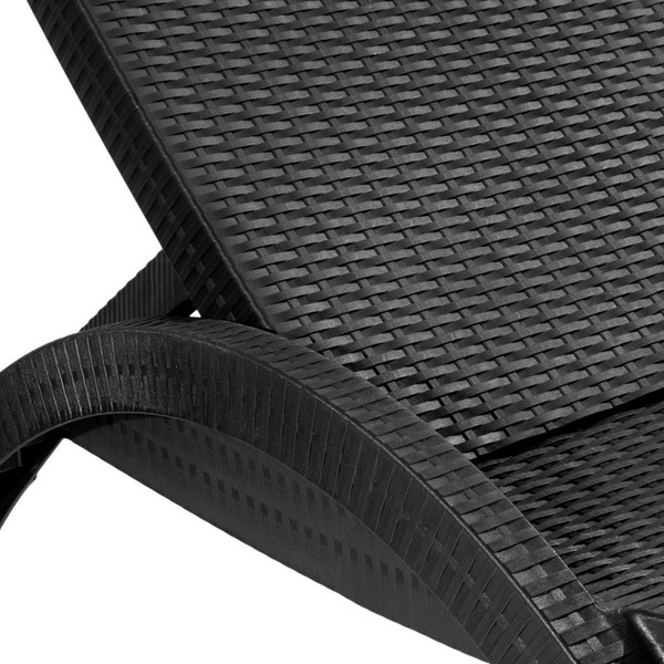 Шезлонг Ellastik Plast Rattan- фото5