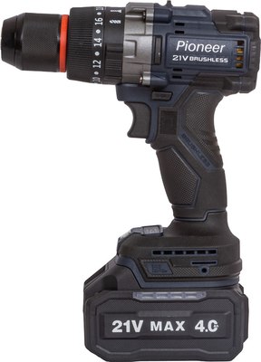Аккумуляторная дрель-шуруповерт Pioneer CID-E2002BL-01- фото2