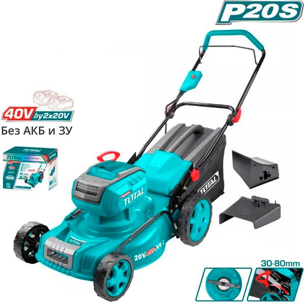 Газонокосилка аккумуляторная TOTAL TLMLI4020- фото2