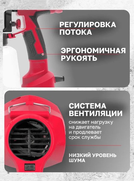Краскопульт электрический Patron P-SG100-640H- фото5