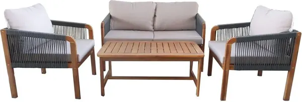 Комплект садовой мебели National Tree Company из акации TP6080.1.1- фото3