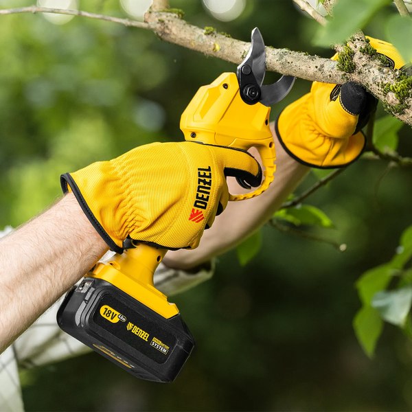 Секатор аккумуляторный Denzel CP-30-0 / 59436- фото10, картинка10 Секатор аккумуляторный Denzel CP-30-0 / 59436- фото10