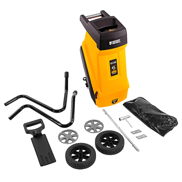 Садовый измельчитель электрический Denzel ECS-2500 / 59701- фото7