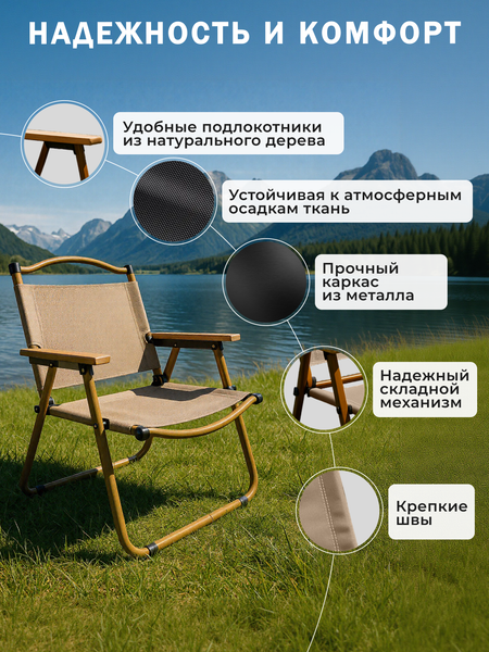 Кресло складное Well's C008- фото5