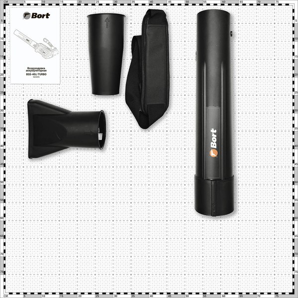 Воздуходувка аккумуляторная Bort BSS-40Li Turbo (93418576)- фото8
