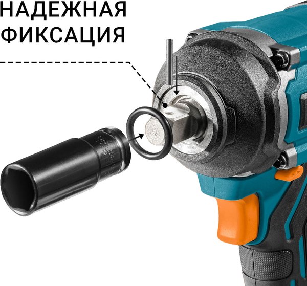 Аккумуляторный гайковерт Bort BSR-21U-S (93418675)- фото6