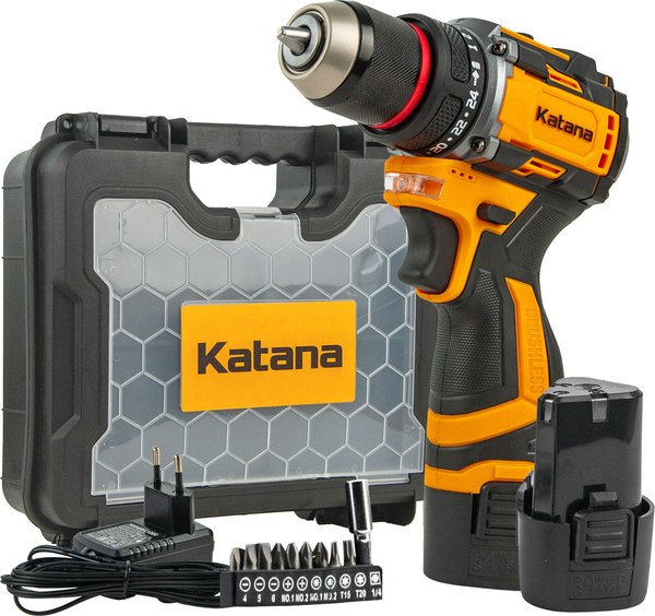 Аккумуляторная дрель-шуруповерт Katana CD2500 / KCD2500.00- фото