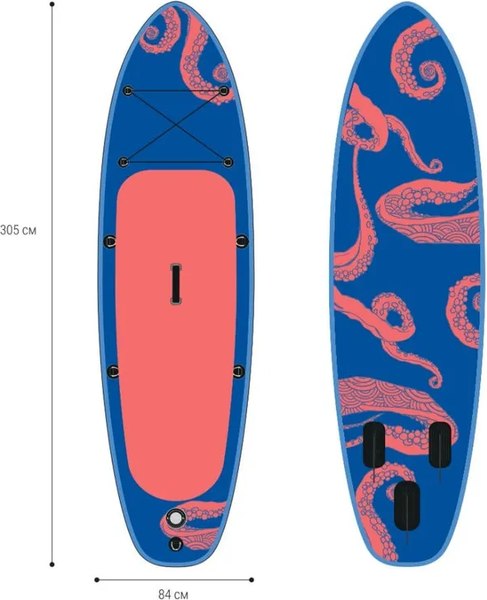 SUP-борд Exegol Осьминог 305 SUPEXOCT305 / TSRD00152059- фото3