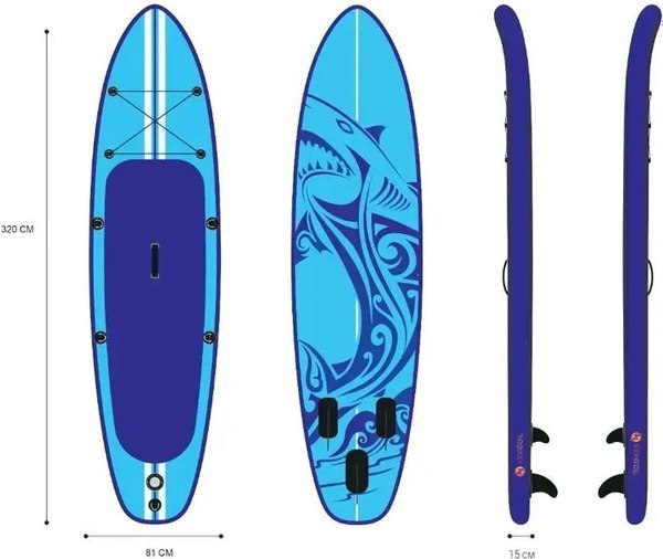 SUP-борд Exegol Акула 320 SUPEXSHARK320 / TSRD00152060- фото3