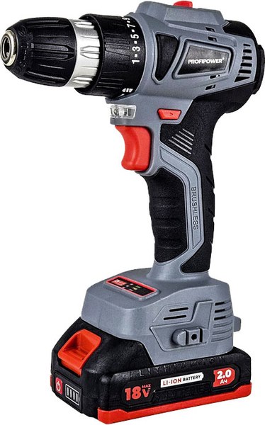 Аккумуляторная дрель-шуруповерт Profipower MKBL-18BT / E0146- фото