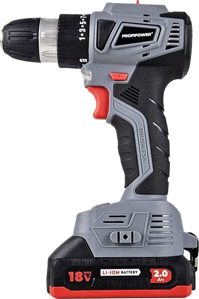 Аккумуляторная дрель-шуруповерт Profipower MKBL-18BT / E0146- фото4