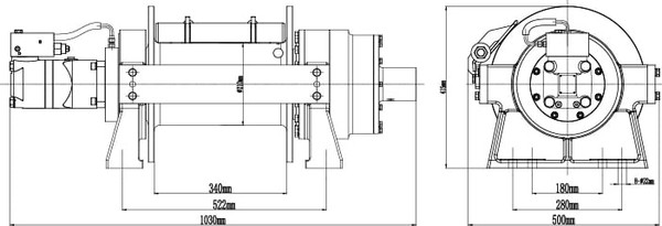Лебедка электрическая Runva 33000 lbs / HWE150- фото2, картинка2 Лебедка электрическая Runva 33000 lbs / HWE150- фото2